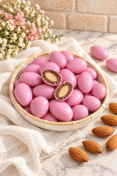 belchocolate Pembe Badem Draje - 150 Gr.