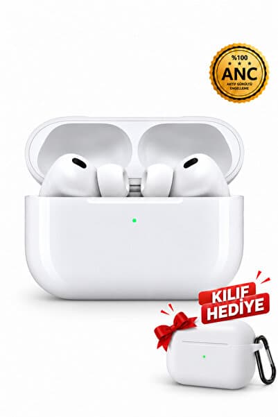 Abbruch Pro3 ANC Kablosuz Bluetooth Kulaklık Gürültü Engelleme Dokunmatik Kontrol IOS Android Tüm Telefonlar ile Uyumlu Kılıf Hediye