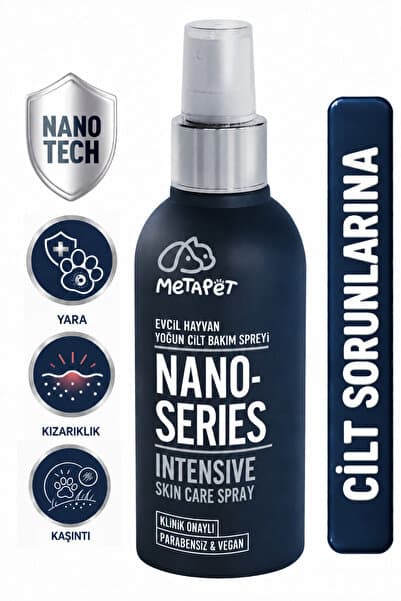 Metapet Nano Series Köpek Yoğun Cilt Bakımı Spreyi, Yara Göz Kulak Ağız Temizlemeye Uygundur, 150 ml