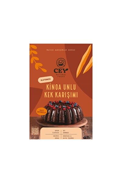 Cey Natural Foods Cey Natural Kinoa Unlu Kek Karışımı 265G - 3 Adet