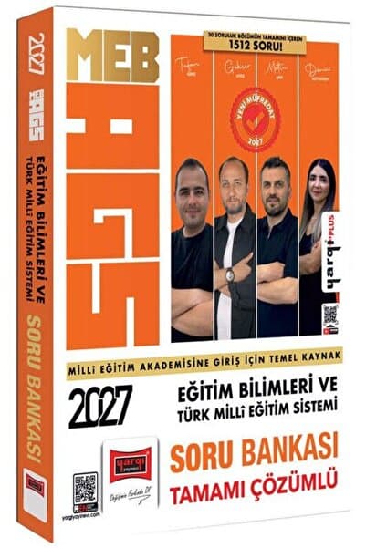 Yargı Yayınları Yargı 2027 MEB-AGS Eğitim Bilimleri ve Türk Milli Eğitim Sistemi Soru Bankası Çözümlü - Tufan Genç Y