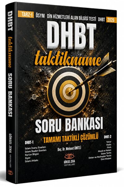 GÖRSEL ZEKA YAYINLARI 2026 YEDİBEYZA DHBT taktikname SORU BANKASI Taktikli Çözümlü MEHMET ÜMİTLİ dhbt mbsts dkab