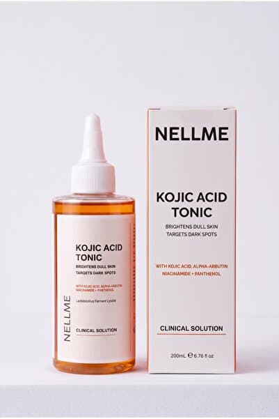 NELLME Aydınlatıcı, Leke ve Siyah Nokta Karşıtı Kojik Asit Tonik 200 ml