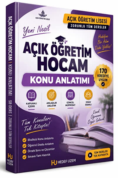 Liyakat Yayınları Yeni Mezuniyet Zorunlu Tüm Dersler Konu Anlatımlı Ders Notları - Açık Öğretim Lisesi Sınavları
