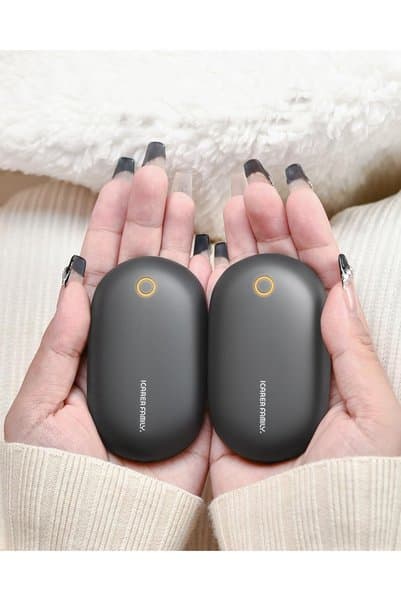 ICARER FAMILY 2’li Şarj Edilebilir El Isıtıcısı Seti 2500*2 mAh - 3 Kademeli Isıtma