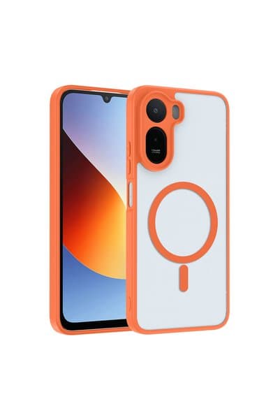 TechTrove Redmi A7 Pro Kılıf MagSafe Uyumlu Mat Darbe Korumalı Manyetik Kapak