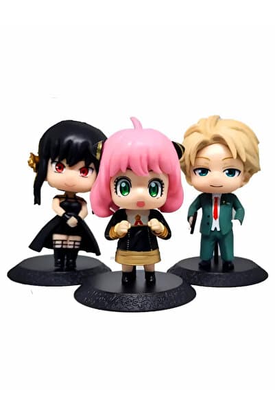 DEK Spy x Family Anya Loid Yor 3’lü Anime Figür Seti 9,5 cm