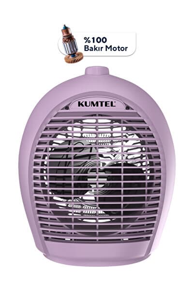 KUMTEL Fanlı Isıtıcı 2000 W Lx-6331 Lila