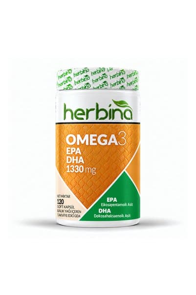 Herbina Omega 3 120 Softjel Balık Yağı