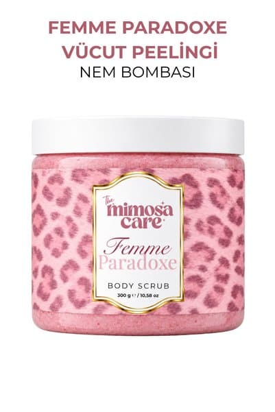 The Mimosa Care Femme Paradoxe Nem Bombası, Anında Batık Karşıtı, El Vücut Peelingi