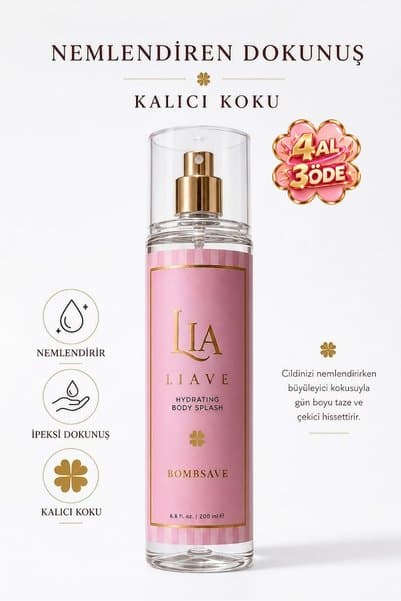 Liave BOMBSAVE Vücut Spreyi 200 ML