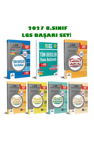 Kurul Yayıncılık 2027 8.sınıf Lgs Başarı Seti