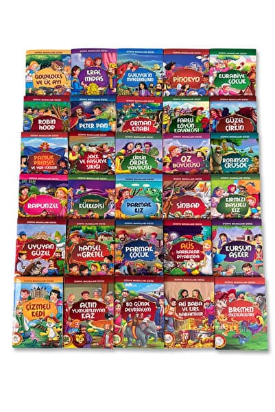 Çocuk Gezegeni Mini Dünya Masalları - 30 Kitap