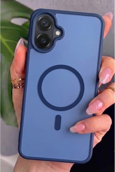 Rivor Samsung Galaxy A07 Uyumlu Kılıf Kamera Çıkıntılı Magsafe Şarj Destekli Kamera Korumalı Mat Kapak