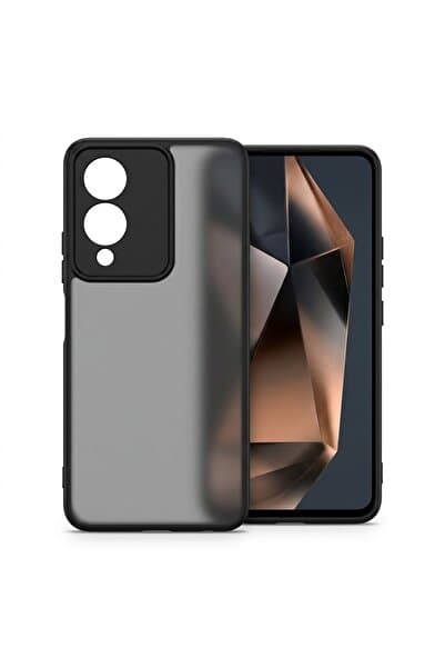 Nezih Case Vivo Y28 ile Uyumlu Kamera Korumalı Arkası Mat Şeffaf Kenarları Silikon Kılıf