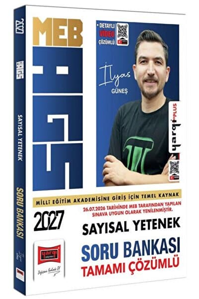 Yargı Yayınları Yargı 2027 MEB-AGS Sayısal Yetenek Soru Bankası Çözümlü - İlyas Güneş