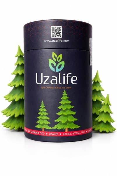 UzaLife Kemik Gelişimine Destek İğde Çekirdekli Bitkisel Toz İçecek - Yetişkin 250g