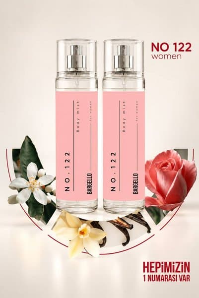Bargello No.122 Kadın 210 ml Body Mist + No.122 Kadın 210 ml Body Mist BGY