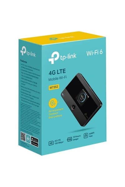 Tp-Link M7352 | 4g Lte Mobil Wi-Fi 6 Taşınabilir Modem | 150 Mbps 4g Hızı | 2100 Mah Pil ile 10 Saat Kullanı