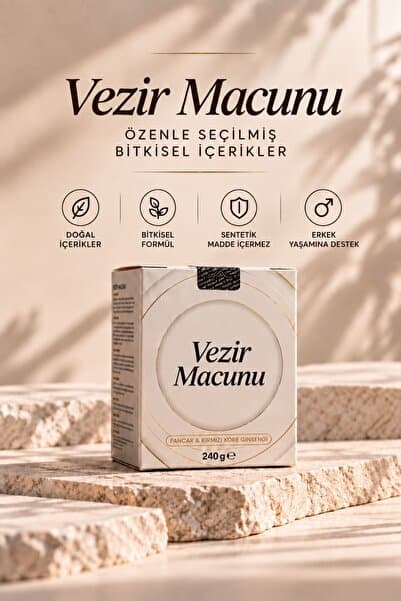 Wowex Vezir Macunu Kırmızı Kore Ginsengli ve Kırmızı Pancarlı Bitkisel Macun 240 g