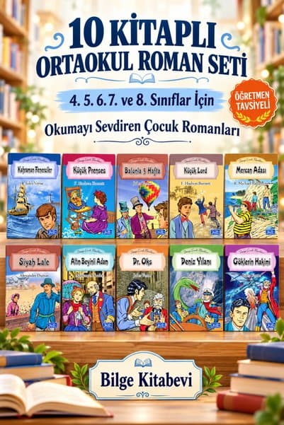Parıltı Yayınları 10 Kitaplı Dünya Çocuk Klasikleri Seti - 4. 5. 6. 7. ve 8. Sınıflar İçin Öğretmen Tavsiyeli Okumayı Sevdiren-3