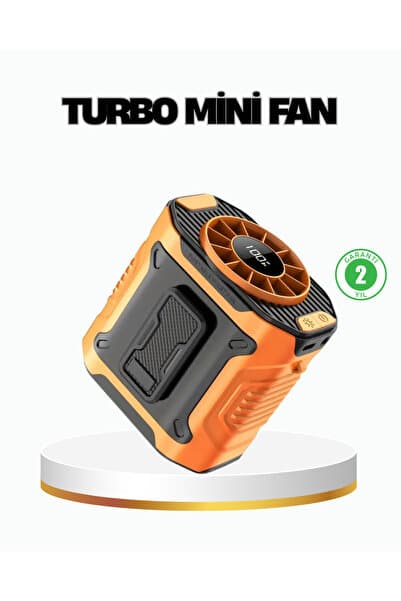 Marsilyan Turbo Mini Taşınabilir Fan – 100 Kademeli Dijital Hız Kontrolü ve Type-C Şarj AKL48JD5