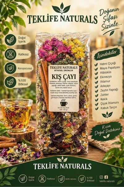 Teklife Naturals Kış çayı 125 gr (LÜX)