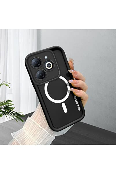 PATTERNOVA Infinix Smart 8/8 Pro Uyumlu Minimal Baskılı Telefon Kılıfı, Darbeye Dayanıklı Silikon Kılıf