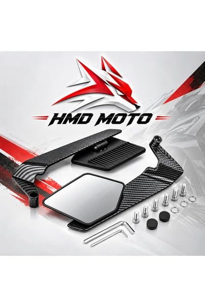 HMD MOTO H2 Kanat Ayna Karbon V2