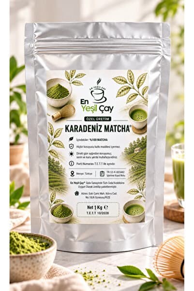 Karadeniz Matcha 1 Kg Ceremonial Grade Saf Matcha