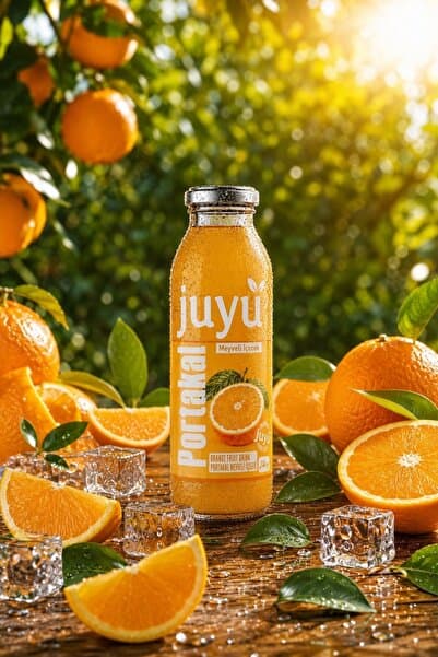 Juyu Meyve Suyu Juyu Portakal Meyveli İçecek – 12’li Paket