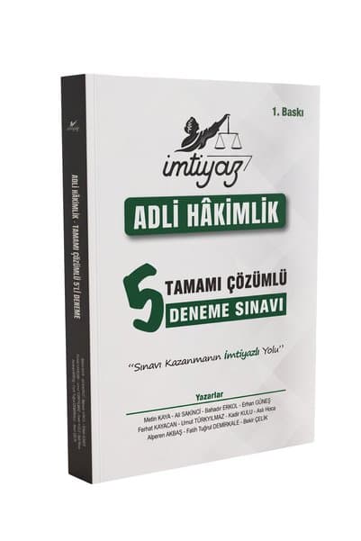 İmtiyaz Kitap Adli Hâkimlik 5'li Deneme