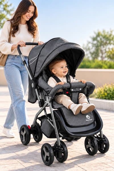 Baby Home Flo Tam Yatarlı Çift Yönlü Bebek Arabası