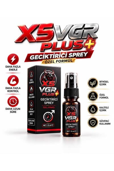 x5 VGR PLUS 10 ML – Özel Formül – Pratik Kullanım