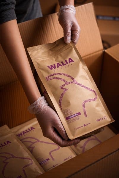 WALIA COFFEE ETHIOPIA ESPRESSO ÇEKİRDEK HOUSE BLEND 1KG ORTA KAVRUM
