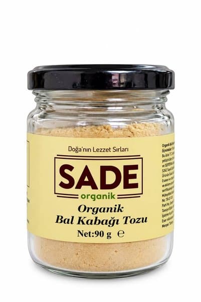 Sade Organik Bal Kabağı Tozu 90 gr