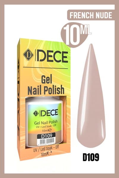 d dece Kalıcı Oje UV Led D109 French Nude