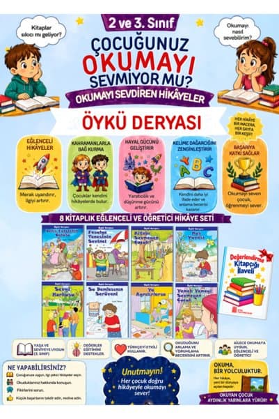 Ata Yayıncılık 3. Sınıflar İçin İlkokul Öğrencilerine Hikaye Seti 10'lu