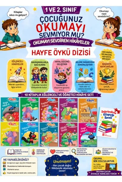 Ata Yayıncılık 2.Sınıflar Hızlı Okuma İsteyenlere Öğretmen Tavsiyeli Hikaye Seti 10'lu