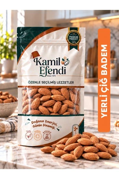 KAMİL EFENDİ 1975 Çiğ Badem İçi 200 gr