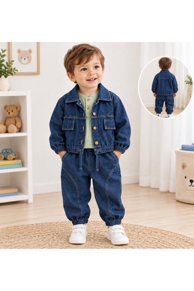 tinymini.co ERKEK BEBEK 3'LÜ KOT TAKIM