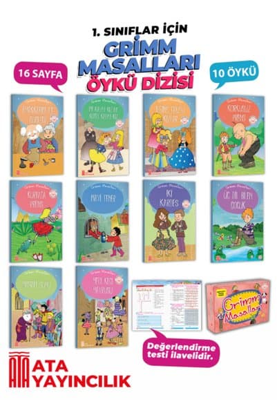 Ata Yayıncılık Grimm Masalları 1 Ve 2. Sınıflar