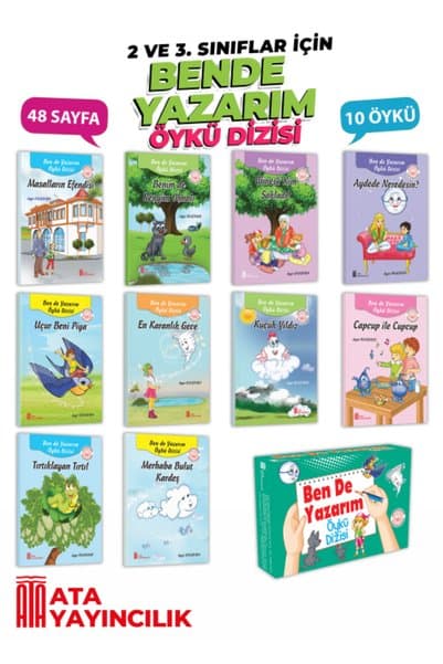 Ata Yayıncılık Ben de Yazarım Öykü Dizisi (2 ve 3. Sınıflar)