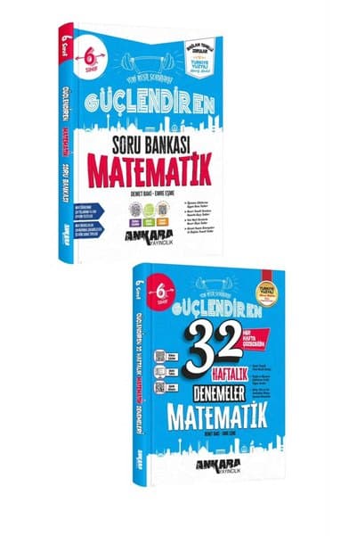 Ankara Kitap Merkezi 6. SINIF MATEMATİK SORU BANKASI + DENEME