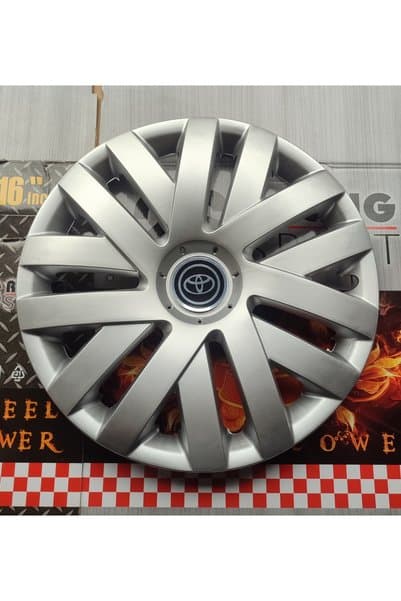 Genel Markalar 16 inç Toyota Corolla / Auris / Avensis / Yaris Uyumlu Jant kapağı 4 Adet