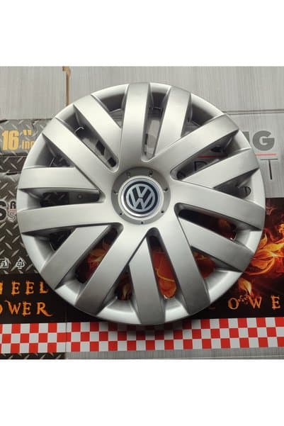 Genel Markalar 16 inç Volkswagen Polo / Golf / Jetta / Bora / Caddy Uyumlu Jant kapağı 4 Adet