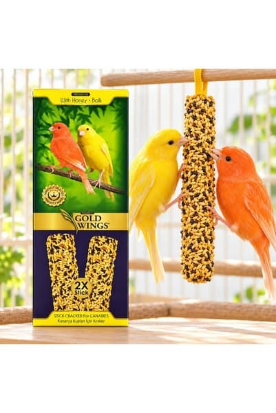 Gold Wings Premium Ballı Kanarya Krakeri Kutu Ballı – 2’li Paket