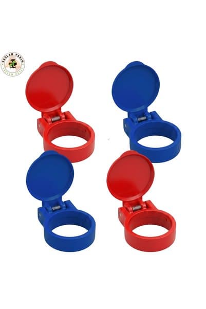 Saglam Tarım Traktör, Hidrolik, Damper Adaptörü 1/2 Yaylı Jak Toz Kapağı, Kırmızı 2 Adet Mavi 2 Adet