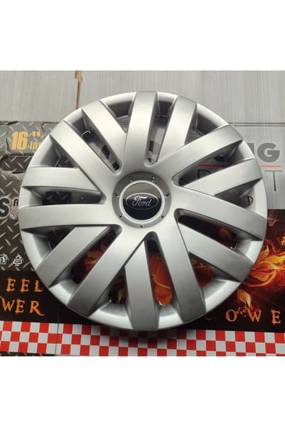 Genel Markalar 16 inç Ford Focus / Fiesta / Transit Custom / Mondeo / Ranger / Tourneo Uyumlu Jant kapağı 4 Adet
