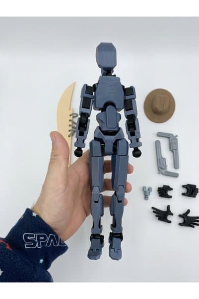 mavideve 26 CM Boyutunda Dummy 13 - %200 Dummy 13 Pozlanibilir Eklemli Figür Oyuncak
